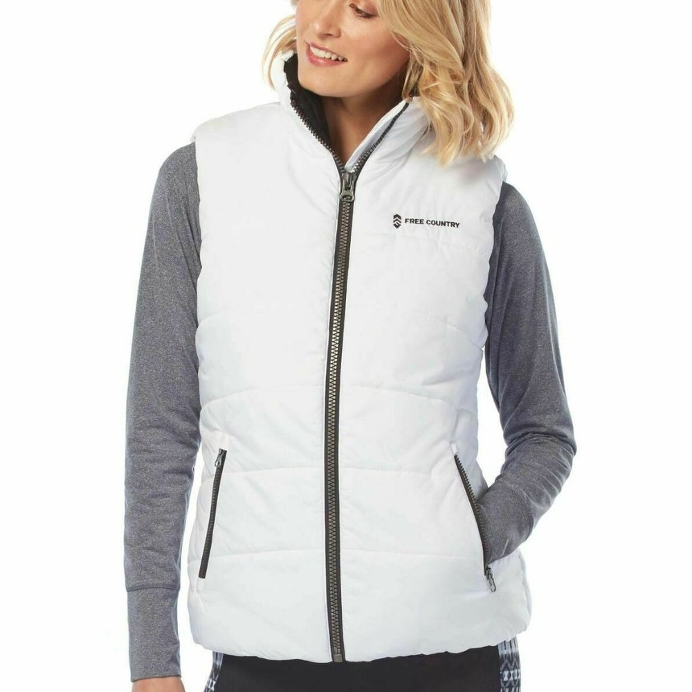 NEW! Free Country Quilted Winter Puffer Snow Vest